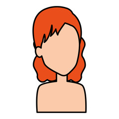 beautiful woman shirtless avatar character