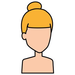 beautiful woman shirtless avatar character