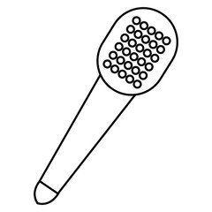microphone music isolated icon