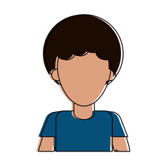 man with afro hair avatar portrait icon image vector illustration design 