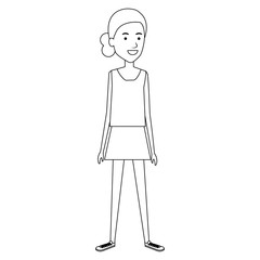 beautiful woman avatar character