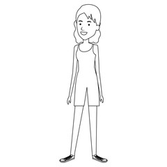 beautiful woman avatar character