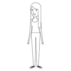 beautiful woman avatar character