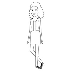 beautiful woman avatar character
