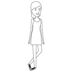 beautiful woman avatar character