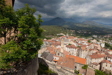 Obraz premium Centre de Corte (Corse)