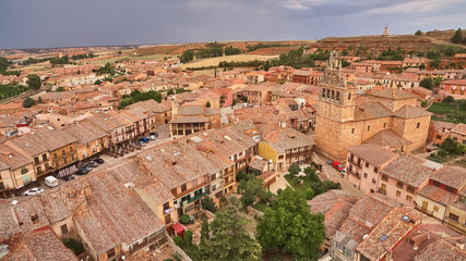 Fototapeta na wymiar Ayllon village in Segovia province, Spain