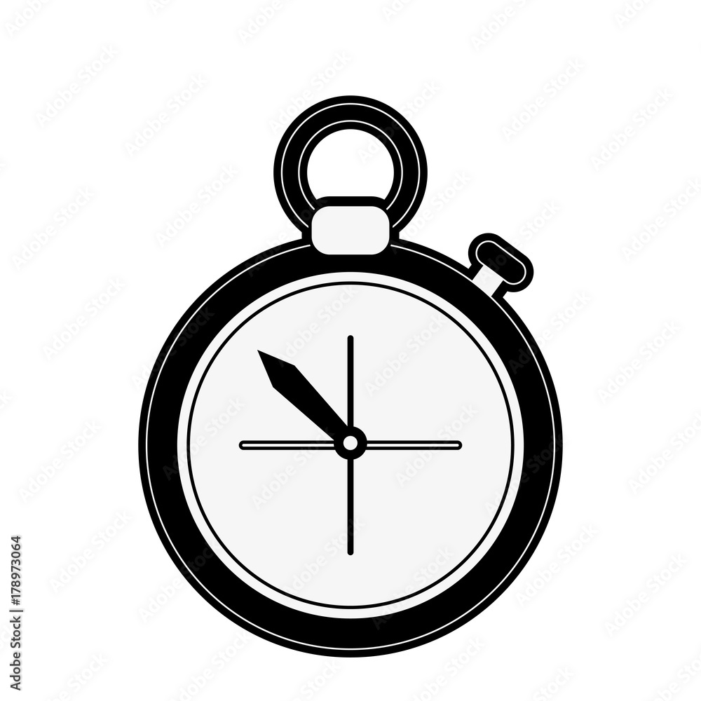 Poster compass navigation icon image vector illustration design