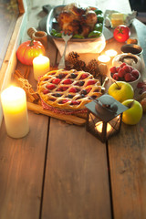 Thanksgiving meal background