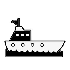 Fototapeta premium sailboat in sea icon image vector illustration design