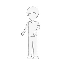 man with shirt and pants full body icon image vector illustration design