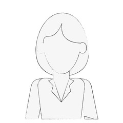 business woman avatar portrait icon image vector illustration design