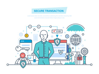 Secure transactions and payments, guarantee security of financial deposits.