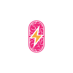 Power Brain Medicine Icon Logo
