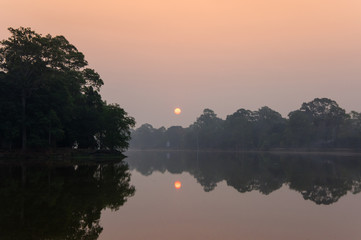 Sunrise at jungle