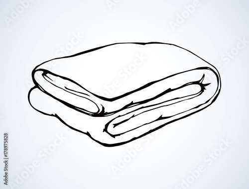 "Blanket. Vector drawing" Stock image and royalty-free vector files on