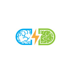Power Brain Medicine Icon Logo
