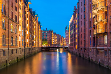 Fototapeta premium Hamburg Speicherstadt