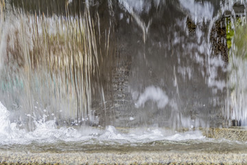 waterspout fountain detail