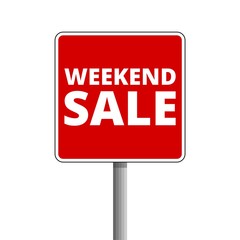 Weekend Sale Sign
