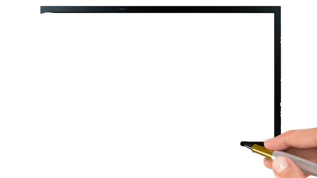 Draw a Kosmodamianskaya embankment and river Moskva. Animation