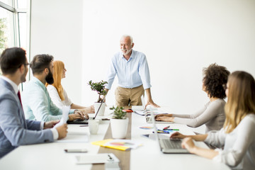 Businesspeople in conference room