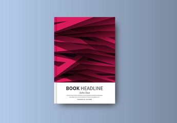 Geometric Book/Report Cover Layout 21