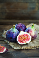 Healthy mediterranean fig fruit