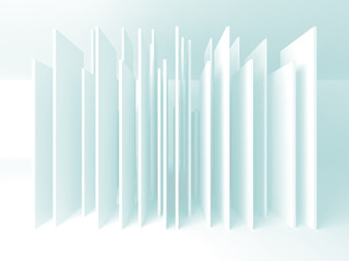 White Architecture Construction Modern Interior Background