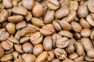 Coffee grain macro detail