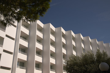 Minorca, Balearic Islands, Spain - September 02, 2013 : Building in Minorca.