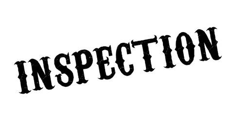 Inspection rubber stamp. Grunge design with dust scratches. Effects can be easily removed for a clean, crisp look. Color is easily changed.
