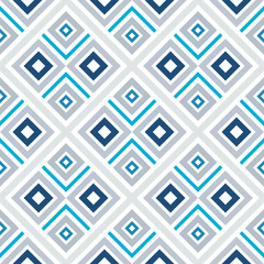 Abstract seamless pattern of lines and squares. Simple geometric shapes.