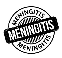 Meningitis rubber stamp. Grunge design with dust scratches. Effects can be easily removed for a clean, crisp look. Color is easily changed.