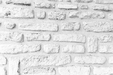 white wall of stones texture background