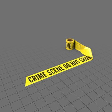 Roll of crime scene tape