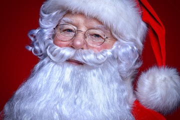 white beard of Santa
