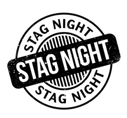 Stag Night rubber stamp. Grunge design with dust scratches. Effects can be easily removed for a clean, crisp look. Color is easily changed.
