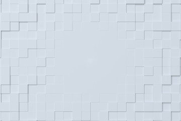 Abstract paper square 3d-render background.