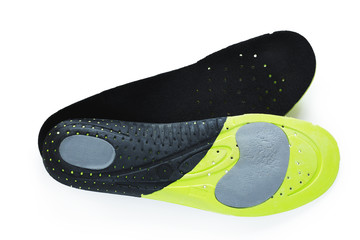 Orthopedic insoles for athletic shoes