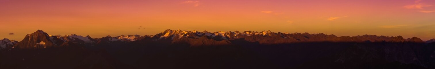 Sunrrise over the Stubaier Alps