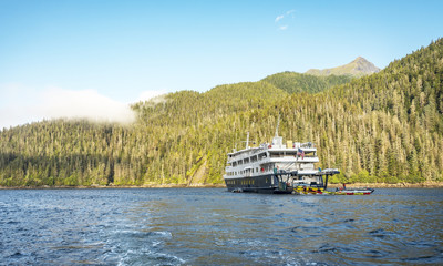 small passenger cruise ship vacation in Alaska