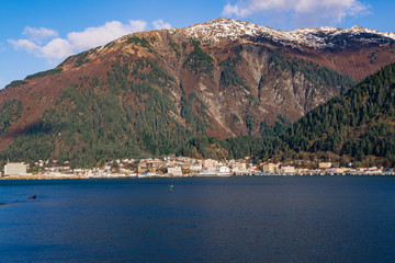 Downtown Juneau Alaska Cityscape