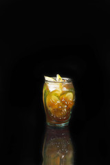  cocktail on a black background