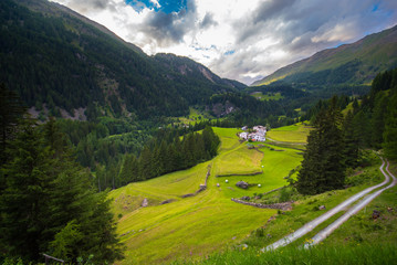 Obraz na płótnie Canvas Summer mountain landscape, Switzerland