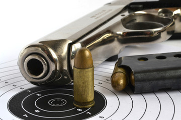 Pistol and ammunition