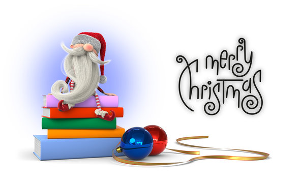 Santa Claus wish us a very Merry Christmas 