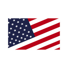 Usa flag sign background icon