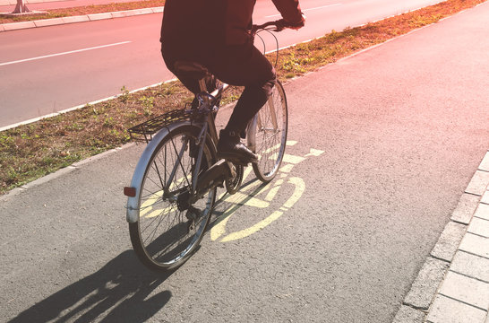 Fototapeta Bicycle track