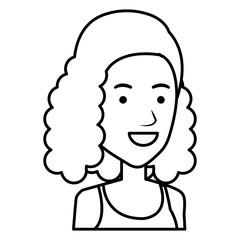 beautiful woman avatar character